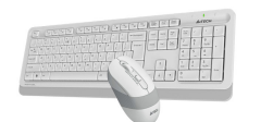 A4 Tech FG1010 Q Kablosuz MM Klavye Mouse Beyaz
