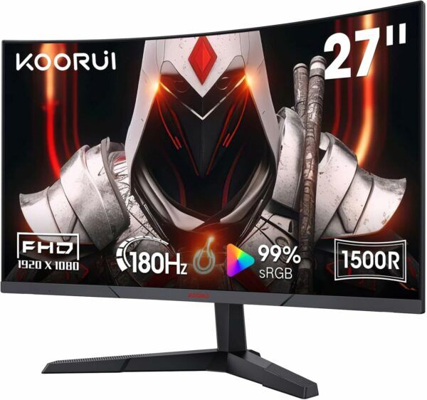 Koorui 27 27E6CA Serisi Curved 180Hz 1ms 1920x1080, FHD Gaming Monitör