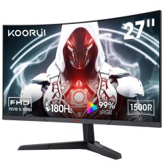 Koorui 27 27E6CA Serisi Curved 180Hz 1ms 1920x1080, FHD Gaming Monitör