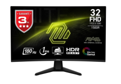 MSI 31.5 MAG 32C6 1500R VA 1MS 180HZ 1920x1080,16:9 FreeSync Premium Curved Gaming Monitör