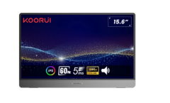 Koorui 15.6'' 15B1 IPS Type-C Siyah 5ms Taşınabilir Monitor