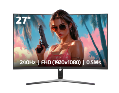 GAMEPOWER 27'' VIVID V60 0.5MS 240HZ BEYAZ MONITOR