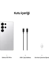 Samsung Galaxy S25 Ultra 12/512 GB Titanyum Gri Gümüş