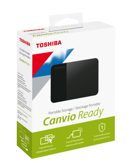 TOSHIBA CANVIO READY 2.5'' 2TB 3.2 EXTERNAL HDD