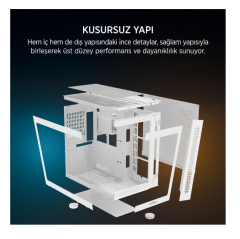 JAMES DONKEY STARK S800 4X ARGB BEYAZ GAMING KASA