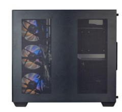 AIGO C285P 750W 80+ Bronze Siyah ARGB Mid Tower Kasa