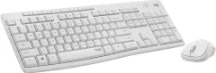Logitech MK295 Silent Beyaz Kablosuz Klavye Mouse Seti, Beyaz