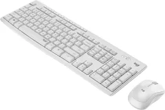 Logitech MK295 Silent Beyaz Kablosuz Klavye Mouse Seti, Beyaz
