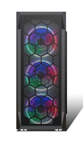 HIPER ZOE GAMING RAINBOW MID 500W ATX KASA