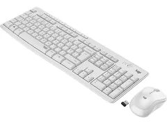 Logitech MK295 Silent Beyaz Kablosuz Klavye Mouse Seti, Beyaz