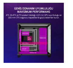 GAMEPOWER WARCRY TOPGLASS 4XARGB 650W BLACK KASA