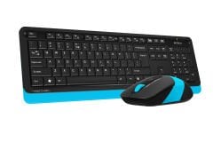 A4 Tech FG1010 Kablosuz Mavi Klavye Mouse Seti