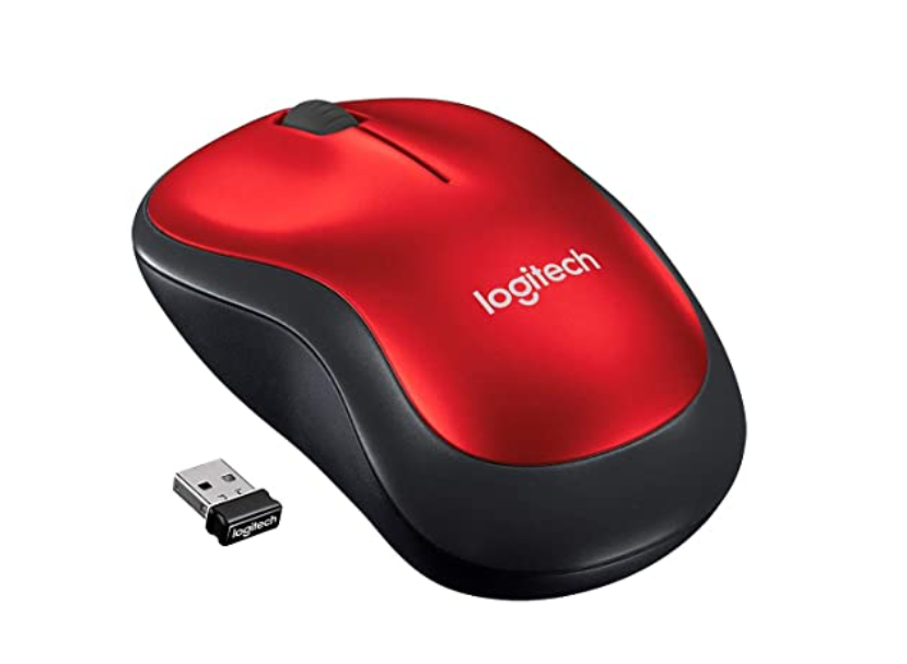LOGITECH M185 NANO WRL KIRMIZI MOUSE