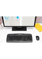 Logitech MK330 Kablosuz Siyah Klavye Mouse Seti