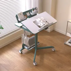 xDrive Sina Yükseklik Ayarlı Çizim ve Çalışma Masası Yeşil/Beyaz 78x60