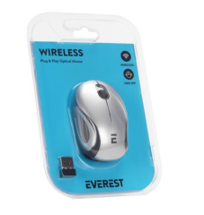 Everest SMW-555 Usb Gümüş 2.4Ghz Optik Wireless Mouse