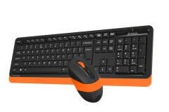 A4 Tech FG1010 Kablosuz Turuncu Klavye Mouse Seti