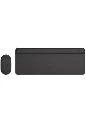 Logitech MK470 920-009435 Kablosuz Klavye Mouse Seti, Siyah