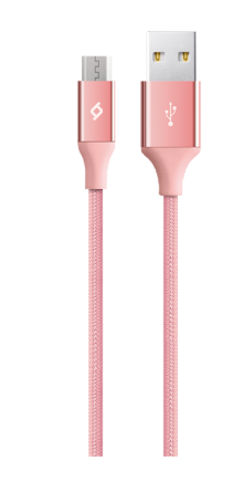TTEC ALUMİCABLE MİCRO USB ŞARJ KABLOSU - ROSE 1.2M