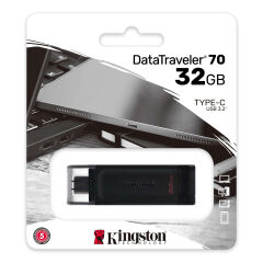 Kingston DataTraveler 70 32 GB Usb-c 3.2 Flash Bellek