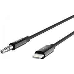 Belkin Lightning - 3,5mm Aux Kablosu, Siyah