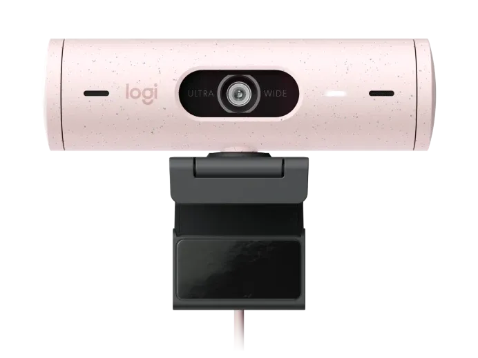 Logitech Brio 500 Full HD 1080P Mikrofonlu Gül Web Kamerası