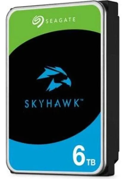 SEAGATE SKYHAWK 3.5'' 6TB SATA3 256MB HDD Kamera 7/24 Güvenlik Diski