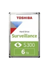 TOSHIBA 3.5'' S300 6TB 256MB SATA3 180TB/Y 7/24 Güvenlik Diski