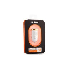 S-link SLP-123 PRO 2100MA 2xUsb Araç Şarj Adaptörü