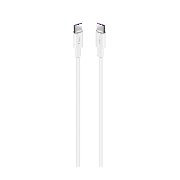 Ttec Type-C To Type-C 200 CM 65W PD/QC Hızlı Şarj ve Data Kablosu, Beyaz