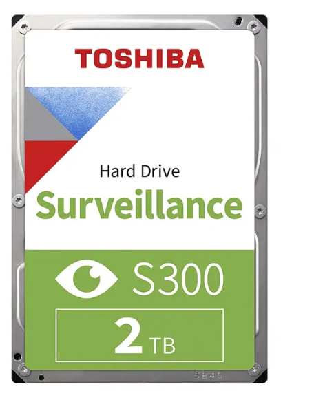 Toshiba 3,5'' S300 2TB 256MB 5400RPM 7/24 Güvenlik Diski