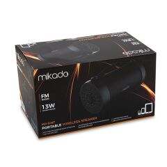 Mikado MD 54BT USB 10W Bluetooth Siyah Hoparlör