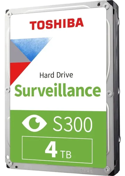 Toshiba 3,5'' S300 4TB 256MB 5400RPM 7/24 Güvenlik Diski