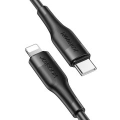 Joyroom M3 Type C - Lightning 20W 2,4A Şarj Kablosu, Siyah