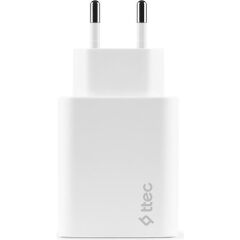Ttec SmartCharger USB-C+USB-A 12W Şarj Adaptörü, Beyaz