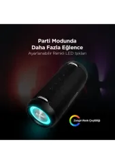 Ttec Dynamite Quattro 40 W Taşınabilir Bluetooth Hoparlör, Siyah