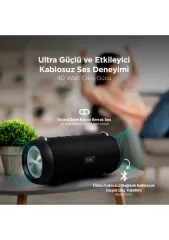Ttec Dynamite Quattro 40 W Taşınabilir Bluetooth Hoparlör, Siyah