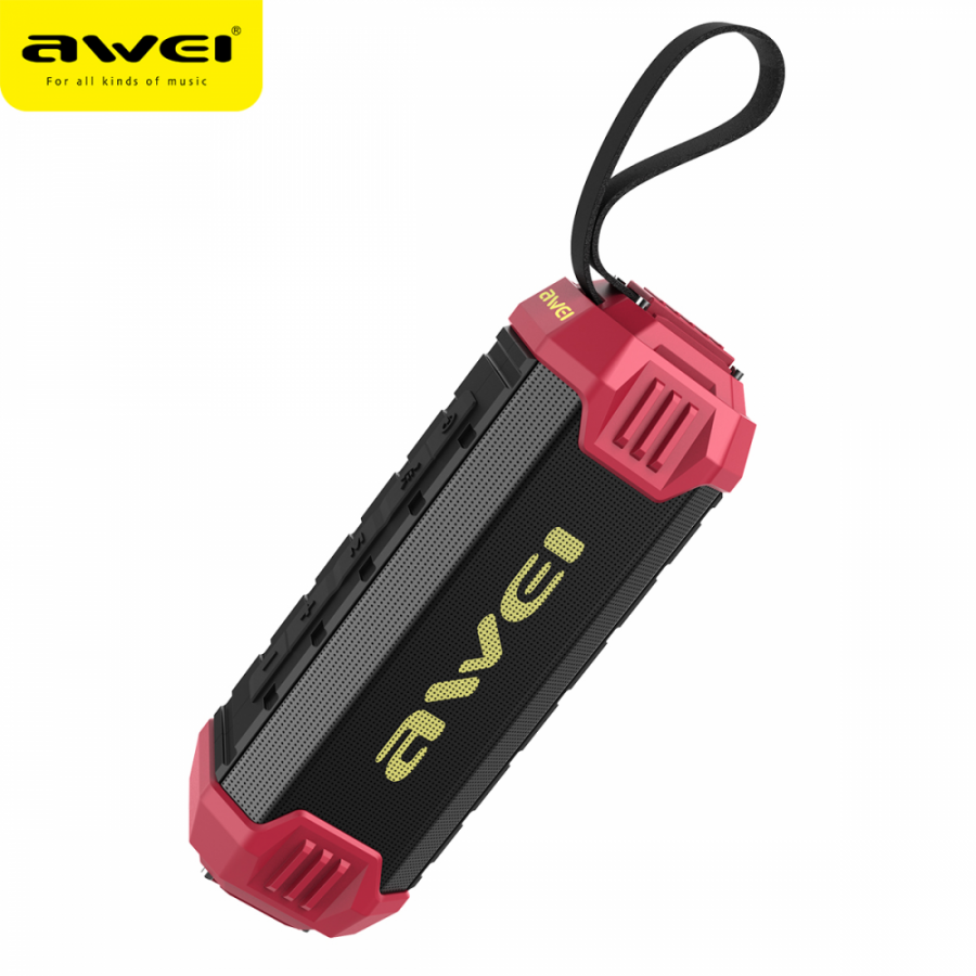 Awei Y280 16W Bluetooth Kırmızı Hoparlör
