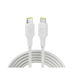 InfinityLab InstantConnect USB-C - USB-C - 100W PD 5 Feet Ultra Hızlı Şarj Kablosu, Beyaz