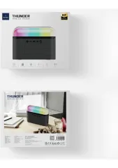 Wiwu P60 RGB Led Işıklı Thunder Bluetooth Hoparlör
