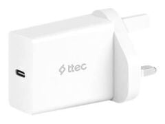 Ttec SmartCharger 2SCS22B-UK Type-C 20W Şarj Adaptörü, Beyaz