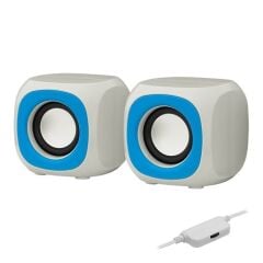 Frisby FS-2110U-B 2+0 6W USB Beyaz Hoparlör