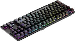 GamePower Eva 7 60M Mekanik Kablolu, 2.4Ghz, Bluetooth 3 Mod Blue Switch 88 Tuş USB RGB Gaming Klavye