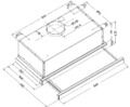 FINLUX FBH6030MSW 60 CM sürgülü beyaz aspiratör+karbon filtre