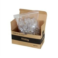 Frisby FNW-RJ4520N Cat6 RJ45 100`lü Altın Uç Konnektör
