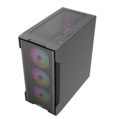 FAZEON F1 4x120MM RGB FANLI 650W 80+ BRONZE mATX MESH KASA