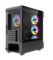 FAZEON F1 4x120MM RGB FANLI 650W 80+ BRONZE mATX MESH KASA