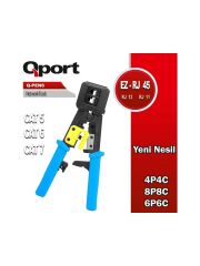 Qport Q-PEN6 Yeni Nesil RJ45 Sıkma Pensesi