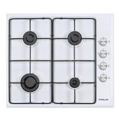 FINLUX FGH60TNW 4 Gözlü Beyaz Emaye Ocak