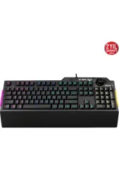 Asus TUF Gaming K1 RGB Kablolu Oyuncu Klavyesi